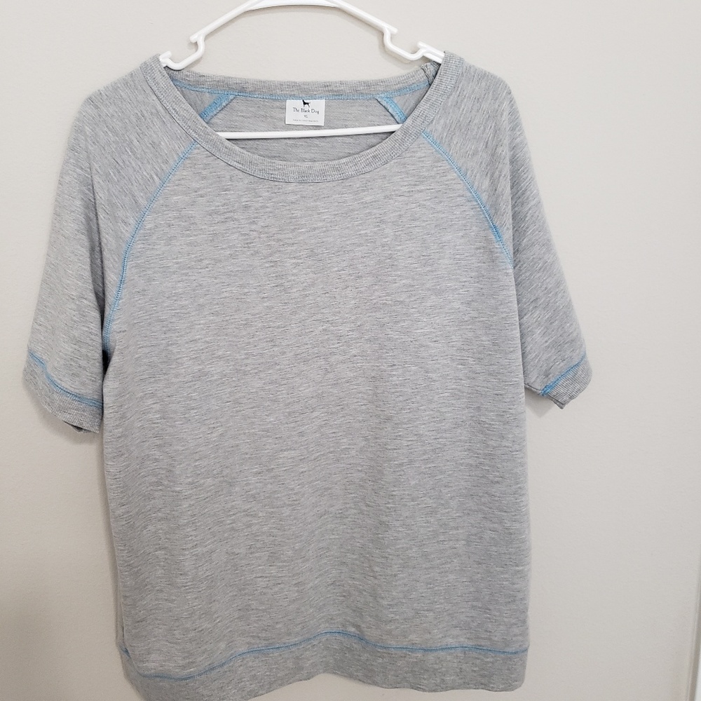 The Black Dog Tarpaulin Crewneck SS Sweatshirt